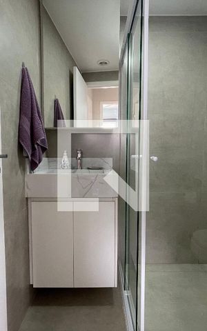 Apartamento para alugar com 42m², 2 quartos e 1 vaga Apartamento para alugar com 42m², 2 quartos e 1 vagaBanheiro