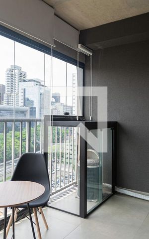 Studio à venda com 24m², 1 quarto e sem vagaVaranda da Sala/Quarto