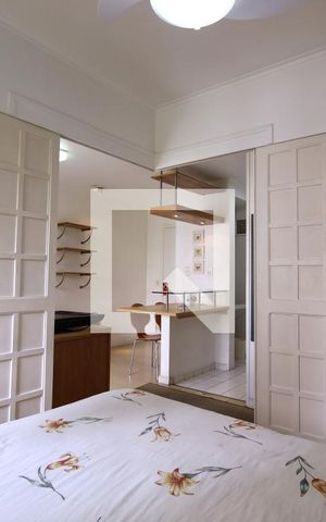 Apartamento para alugar com 35m², 1 quarto e 1 vagaQuarto