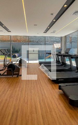 Studio para alugar com 32m², 1 quarto e sem vaga Studio para alugar com 32m², 1 quarto e sem vagaÁrea comum - Academia
