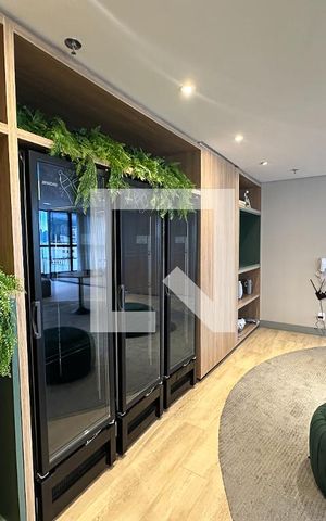 Studio para alugar com 32m², 1 quarto e sem vagaÁrea comum - Salão de festas