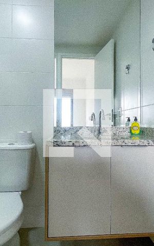 Studio para alugar com 24m², 1 quarto e sem vaga Studio para alugar com 24m², 1 quarto e sem vagaBanheiro