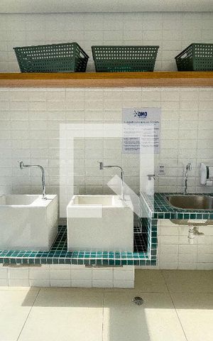 Studio para alugar com 24m², 1 quarto e sem vaga Studio para alugar com 24m², 1 quarto e sem vagaLavanderia