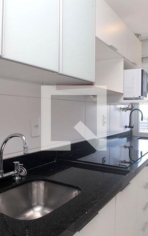 Studio à venda com 48m², 1 quarto e 1 vagaStudio - Cozinha + Área de Serviço