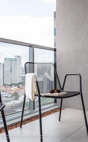 Studio para alugar com 33m², 1 quarto e 1 vaga