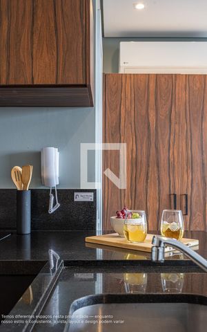 Studio para alugar com 33m², 1 quarto e 1 vaga