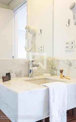 Studio para alugar com 33m², 1 quarto e 1 vaga