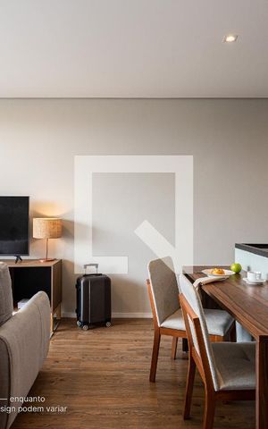 Studio para alugar com 33m², 1 quarto e 1 vaga
