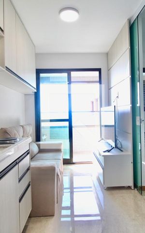 Studio para alugar com 30m², 1 quarto e sem vaga Studio para alugar com 30m², 1 quarto e sem vagaSala/Cozinha