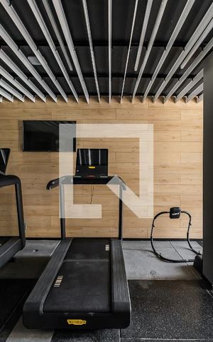 Studio para alugar com 32m², 1 quarto e sem vaga Studio para alugar com 32m², 1 quarto e sem vagaAcademia