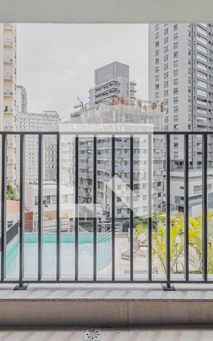 Studio para alugar com 32m², 1 quarto e sem vagaVaranda