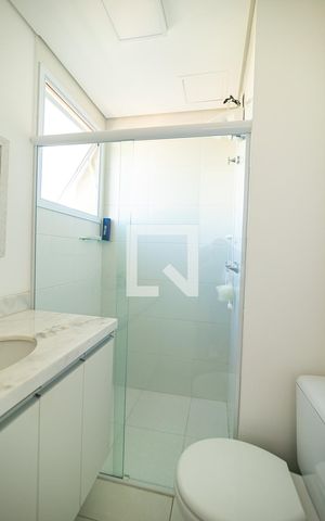 Apartamento para alugar com 55m², 1 quarto e 1 vaga Apartamento para alugar com 55m², 1 quarto e 1 vagaBanheiro da Suíte