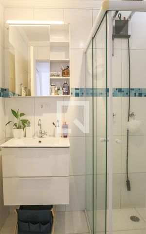 Apartamento à venda com 60m², 1 quarto e sem vaga Apartamento à venda com 60m², 1 quarto e sem vagaBanheiro