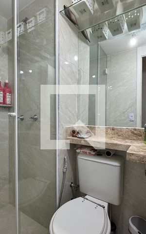 Apartamento à venda com 45m², 2 quartos e sem vaga Apartamento à venda com 45m², 2 quartos e sem vagaBanheiro Social