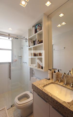 Apartamento à venda com 160m², 4 quartos e 3 vagasBanheiro da Suite 1