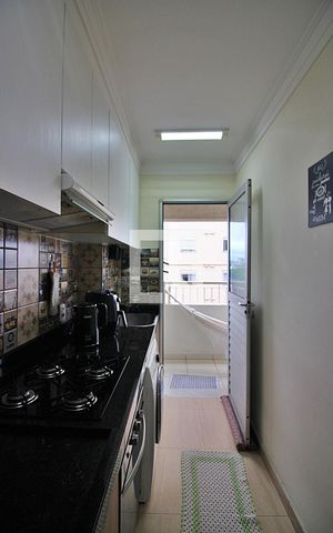 Apartamento à venda com 53m², 2 quartos e 1 vagaCozinha e Área de Serviço