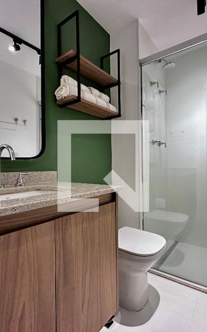Studio à venda com 25m², 1 quarto e sem vagaBanheiro