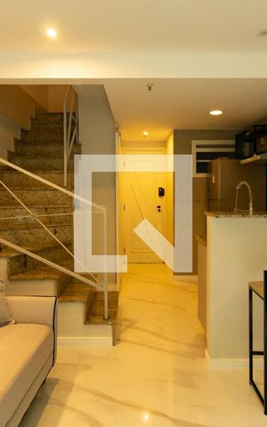 Apartamento para alugar com 58m², 1 quarto e 1 vaga Apartamento para alugar com 58m², 1 quarto e 1 vagaDetalhe da sala