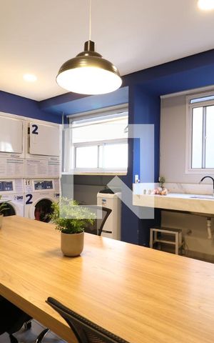Apartamento para alugar com 27m², 1 quarto e sem vagaLavanderia