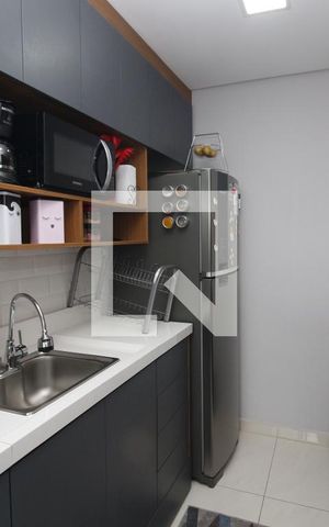 Apartamento à venda com 44m², 2 quartos e 1 vagaCozinha e Área de Serviço