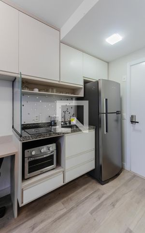 Studio à venda com 26m², 1 quarto e sem vaga Studio à venda com 26m², 1 quarto e sem vagaCozinha