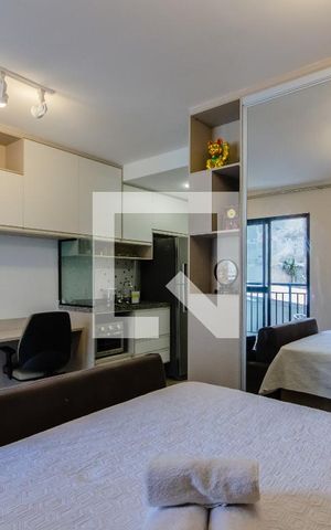 Studio à venda com 26m², 1 quarto e sem vaga Studio à venda com 26m², 1 quarto e sem vagaSala/Quarto