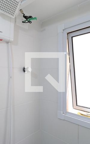 Apartamento à venda com 32m², 1 quarto e sem vagaDetalhe do banheiro
