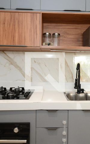 Apartamento à venda com 39m², 2 quartos e sem vagaDetalhe da cozinha