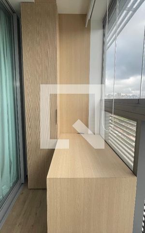 Studio para alugar com 30m², 1 quarto e sem vagaVaranda