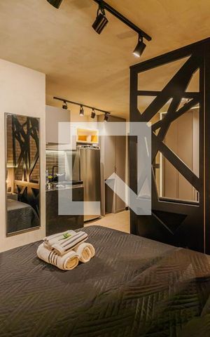 Studio à venda com 26m², 1 quarto e 1 vagaQuarto