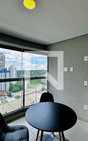 Studio para alugar com 32m², 1 quarto e sem vaga Studio para alugar com 32m², 1 quarto e sem vagaSacada