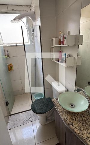 Apartamento para alugar com 44m², 2 quartos e 1 vagaBanheiro