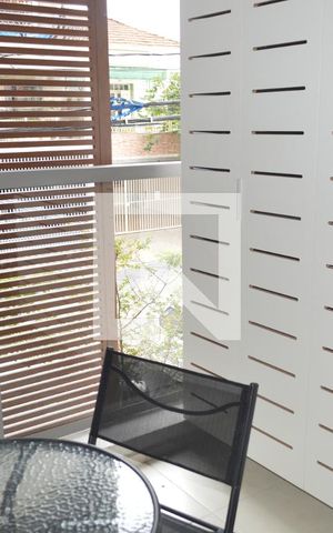 Studio para alugar com 25m², 1 quarto e sem vagaVaranda