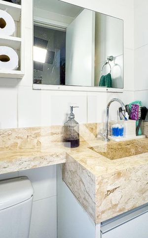 Apartamento à venda com 41m², 2 quartos e sem vaga Apartamento à venda com 41m², 2 quartos e sem vagaBanheiro