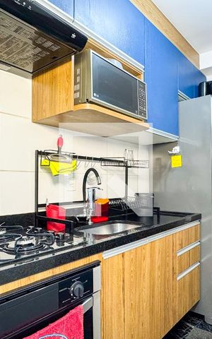 Apartamento à venda com 41m², 2 quartos e sem vaga Apartamento à venda com 41m², 2 quartos e sem vagaCozinha - Armários