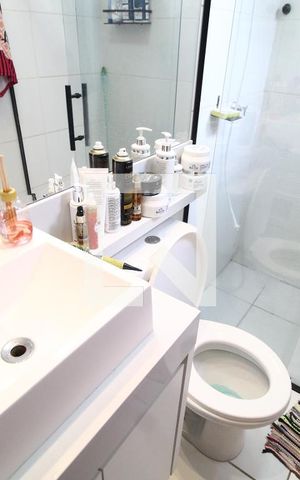 Apartamento para alugar com 60m², 2 quartos e 1 vagaBanheiro da Suíte