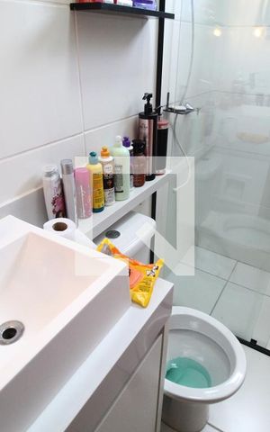 Apartamento para alugar com 60m², 2 quartos e 1 vagaBanheiro Social