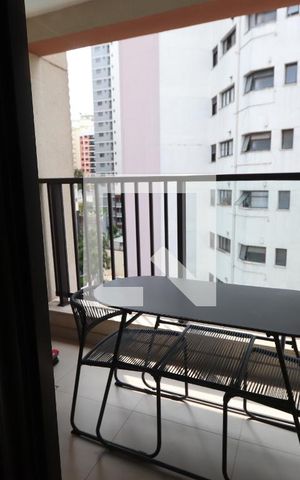 Studio à venda com 26m², 1 quarto e sem vagaVaranda