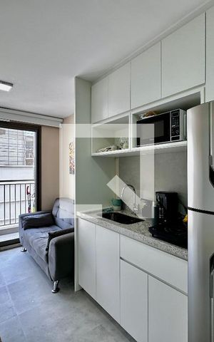 Apartamento à venda com 34m², 1 quarto e sem vaga Apartamento à venda com 34m², 1 quarto e sem vagaCozinha