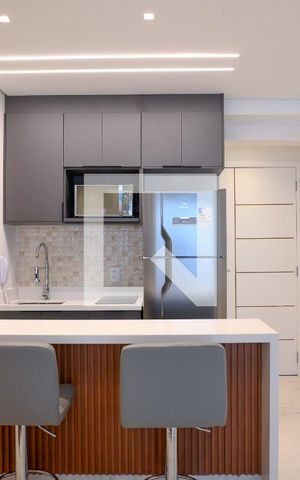 Studio à venda com 34m², 1 quarto e 1 vaga Studio à venda com 34m², 1 quarto e 1 vagaCozinha
