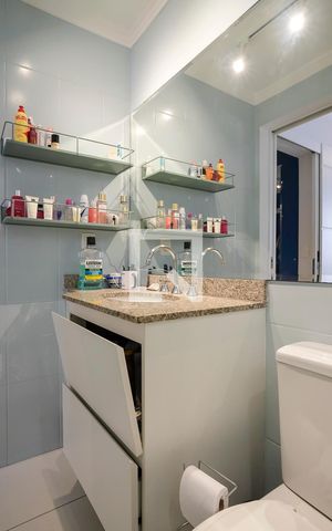 Apartamento à venda com 145m², 3 quartos e 3 vagasBanheiro da suíte 3