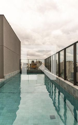 Studio à venda com 22m², 1 quarto e sem vagaPiscina