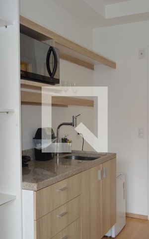 Studio à venda com 23m², 1 quarto e sem vagaCozinha