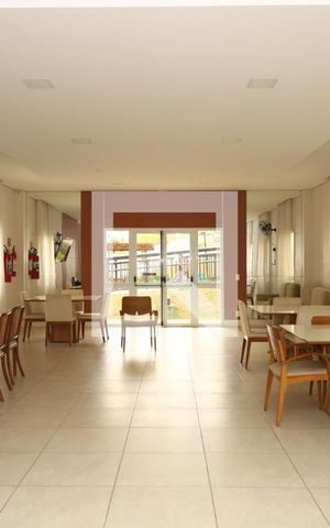 Apartamento à venda com 43m², 2 quartos e 1 vagaÁrea comum - Salão de festas