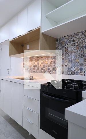 Apartamento à venda com 34m², 2 quartos e sem vagaCozinha e Área de Serviço