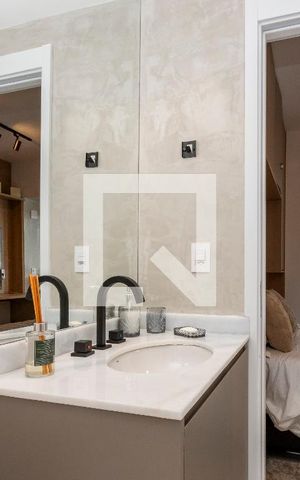 Apartamento para alugar com 25m², 1 quarto e sem vaga Apartamento para alugar com 25m², 1 quarto e sem vagaBanheiro