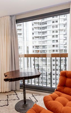 Apartamento para alugar com 25m², 1 quarto e sem vaga Apartamento para alugar com 25m², 1 quarto e sem vagaVaranda