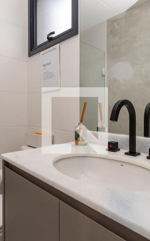 Apartamento para alugar com 25m², 1 quarto e sem vaga Apartamento para alugar com 25m², 1 quarto e sem vagaBanheiro