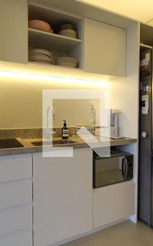 Studio à venda com 35m², 1 quarto e sem vagaCozinha