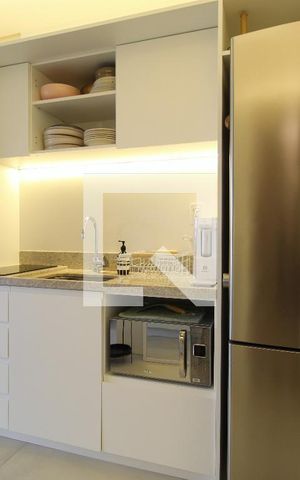 Studio à venda com 35m², 1 quarto e sem vagaCozinha